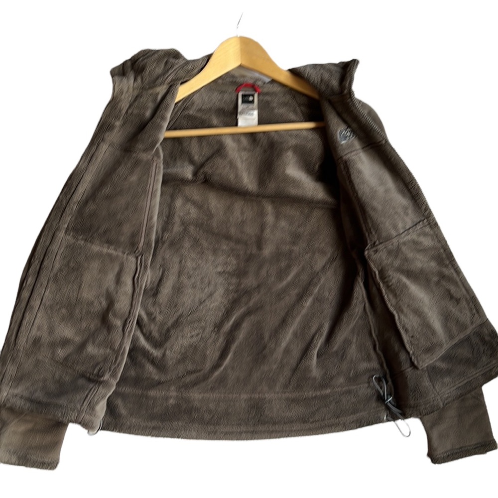 The North Face Fuzzy Fleece Lined Full Zip Adjustable Hem Hooded Jacket Size S - Picture 9 of 12